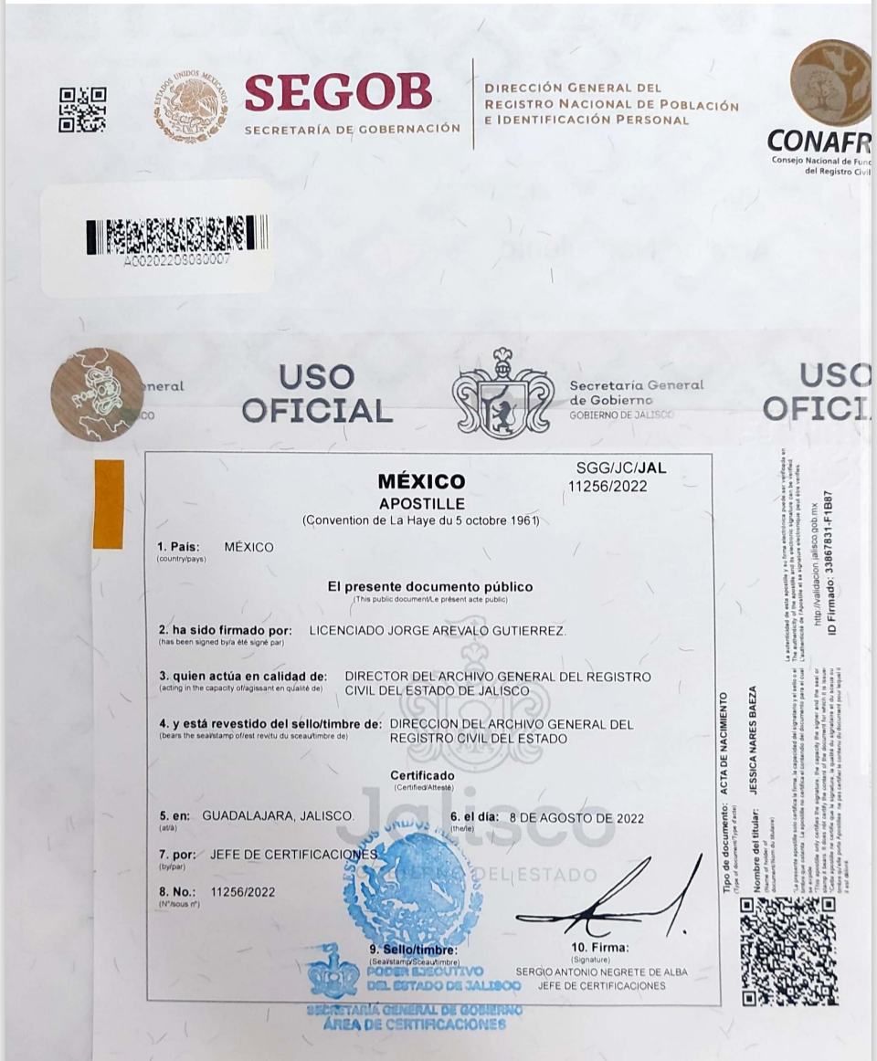 Traducciones apostilladas y certificadas